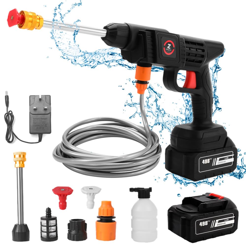 Pistolet de lavage haute pression portable sans fil